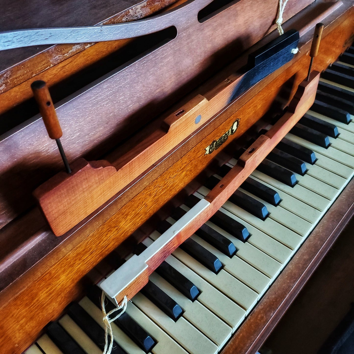 Upcycled Piano Key Back Scratcher