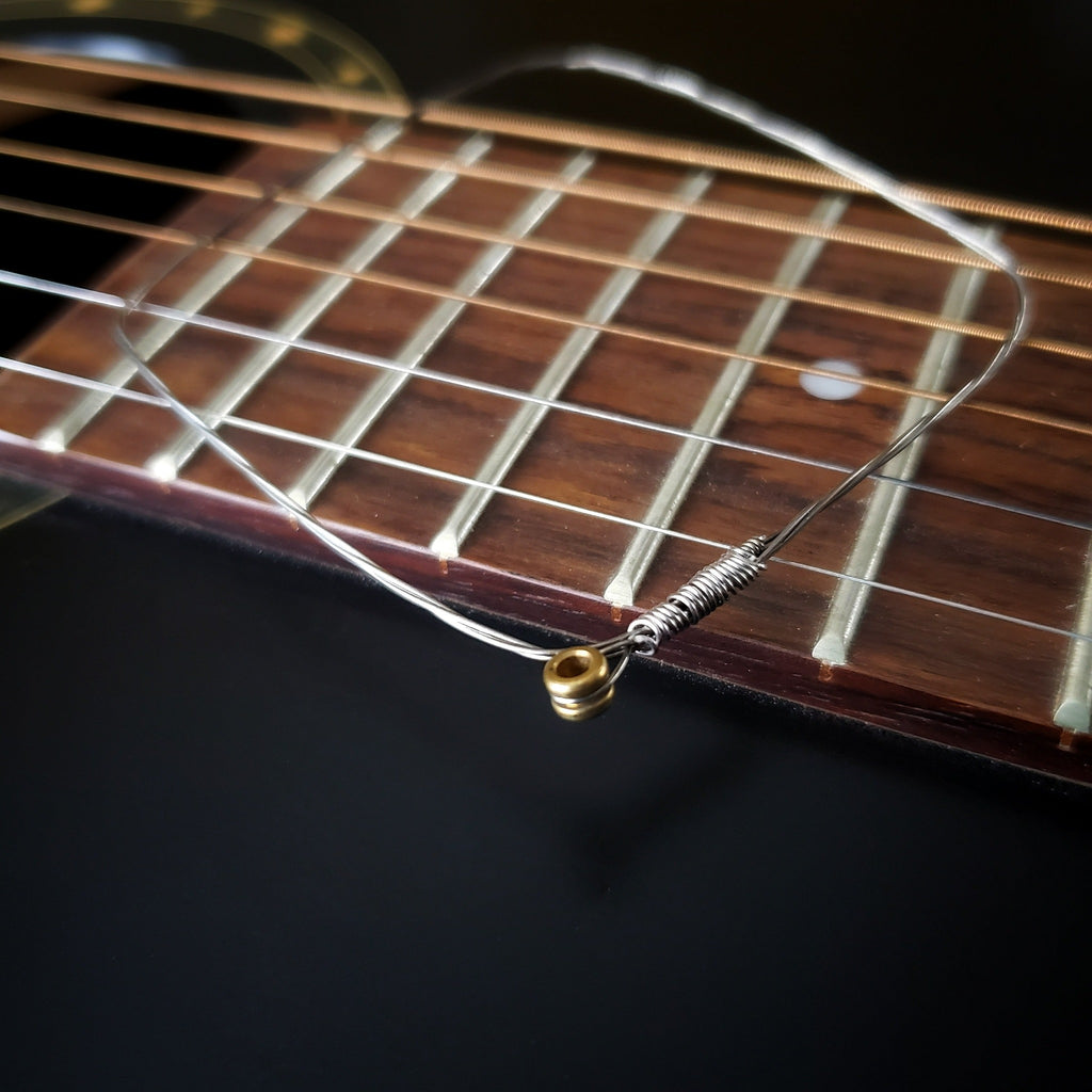 Square Guitar String Bangle Bracelet