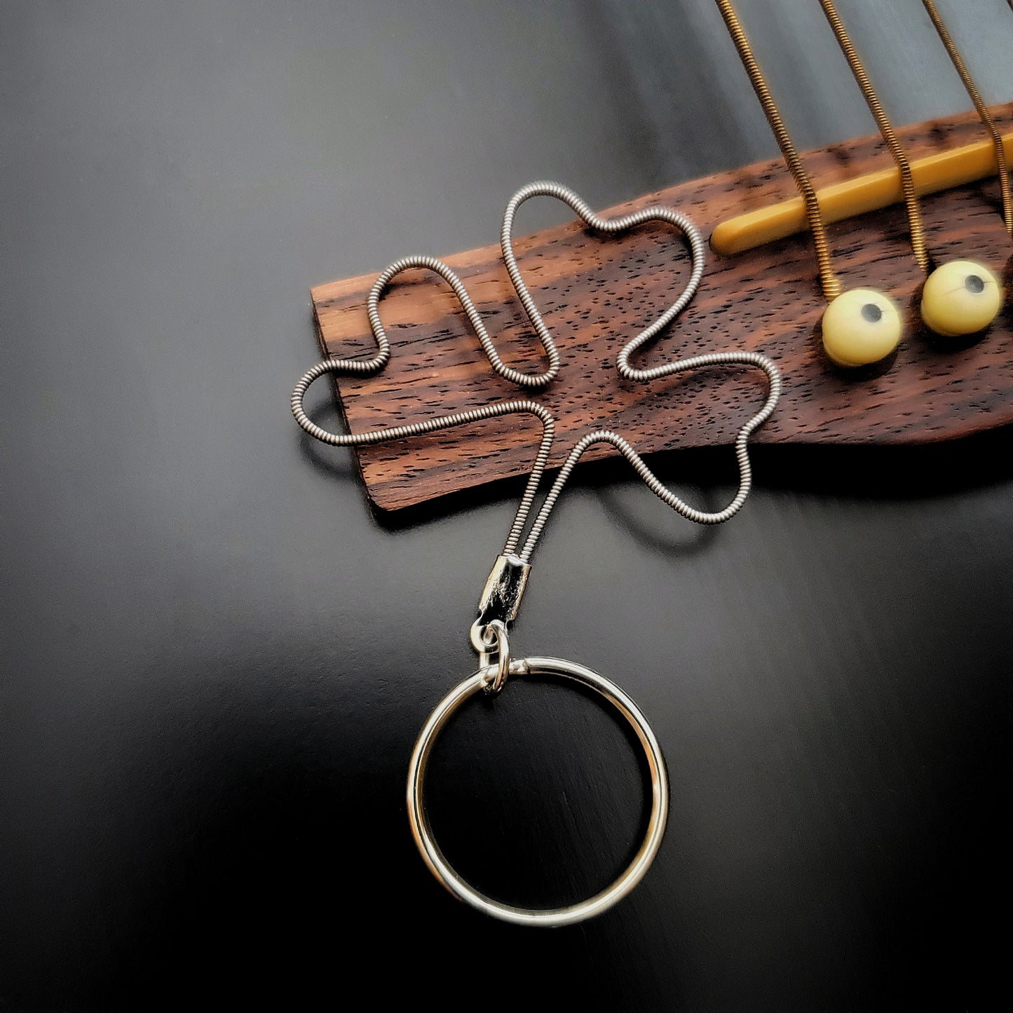 Sham-Rock Guitar String Keychain