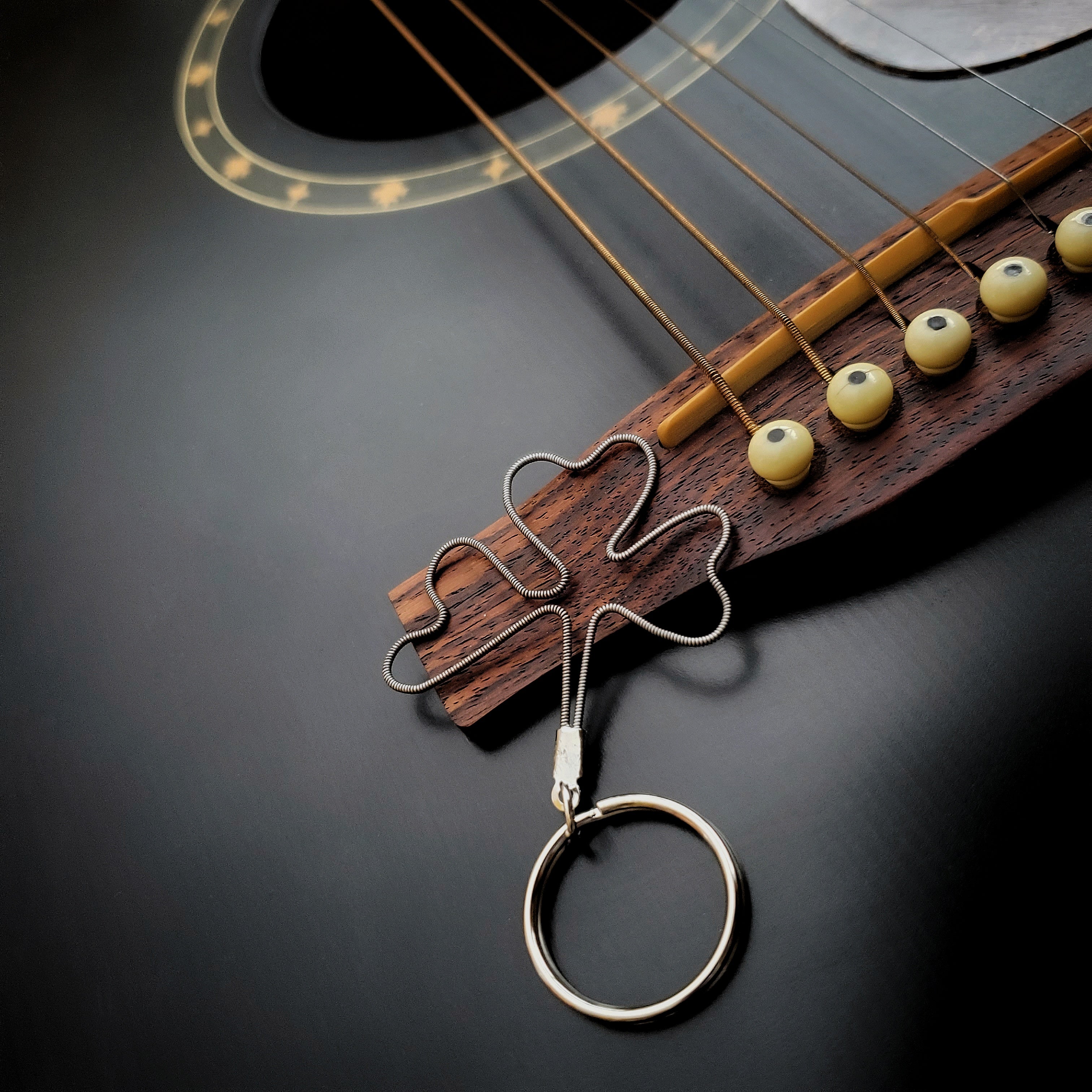 Sham-Rock Guitar String Keychain