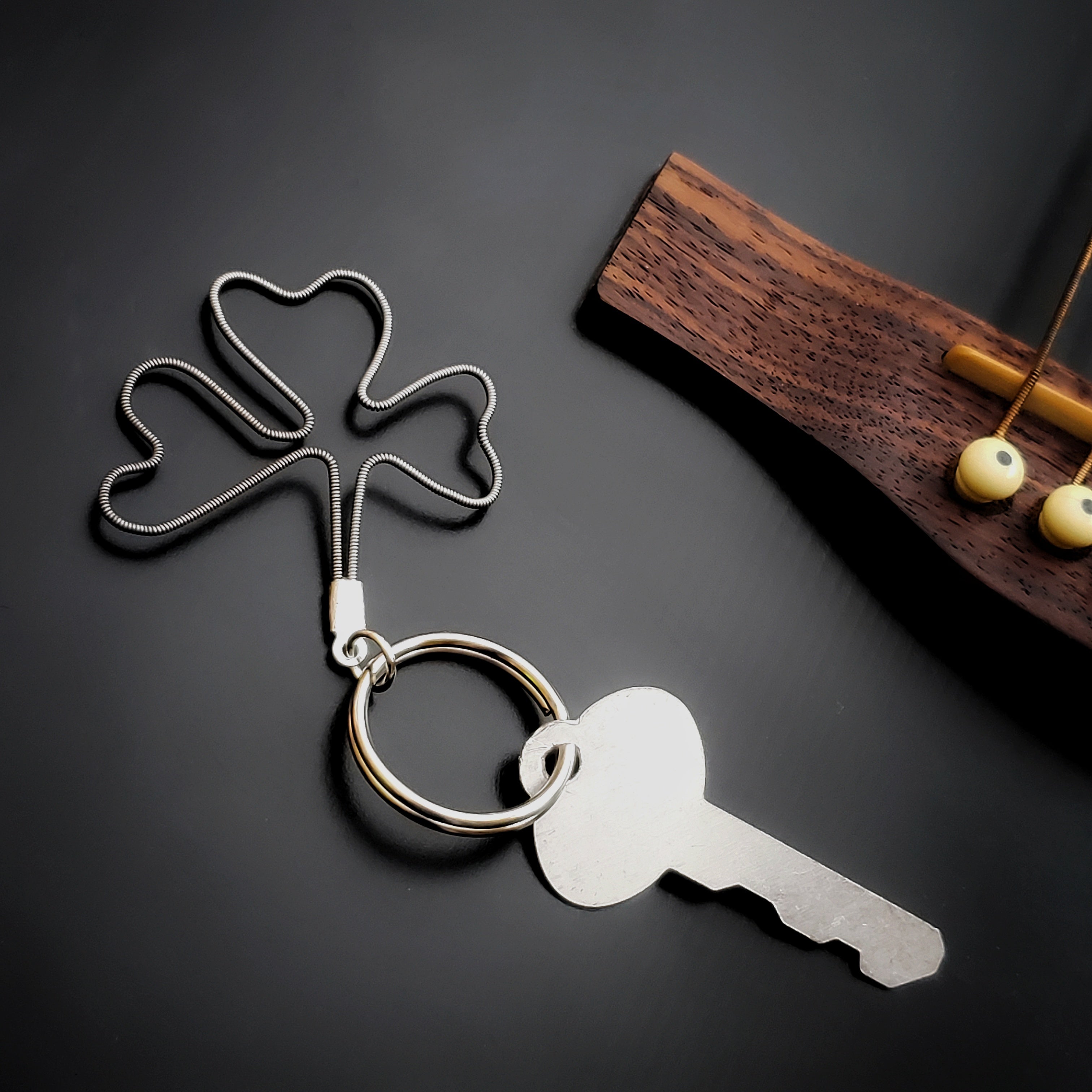 Sham-Rock Guitar String Keychain