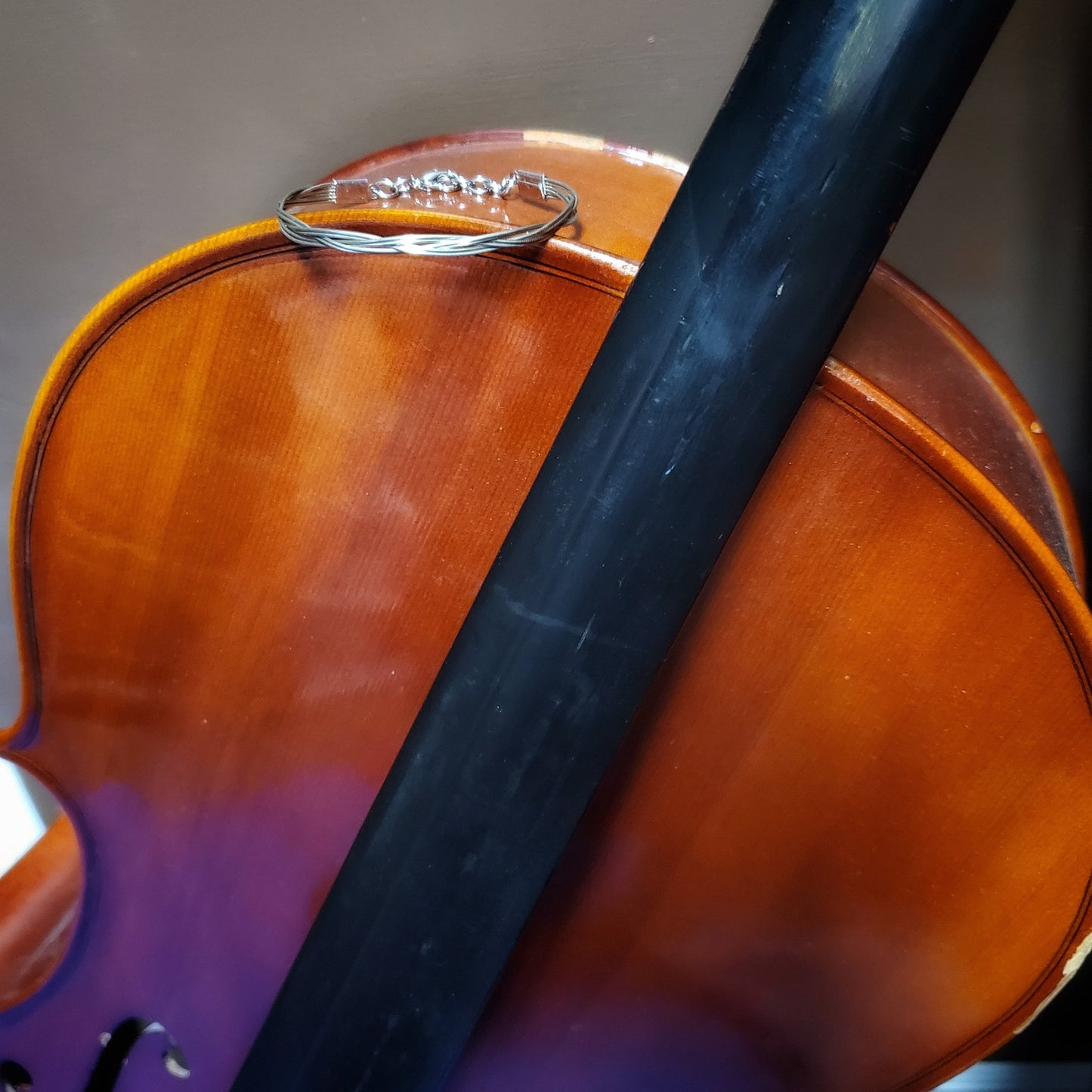 Braided 6 Cello Strings Unisex Clasp Bracelet