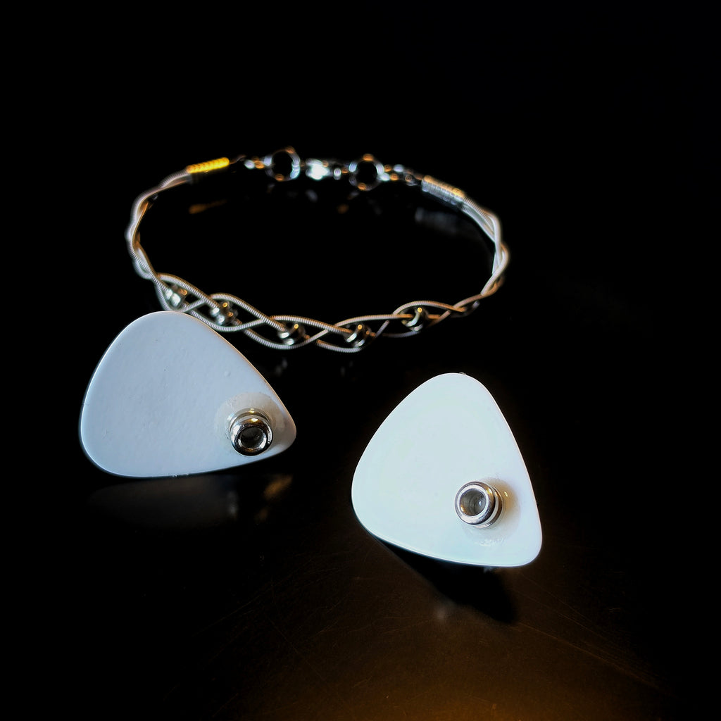 Ballend Guitar String and Pick Jewelry Set