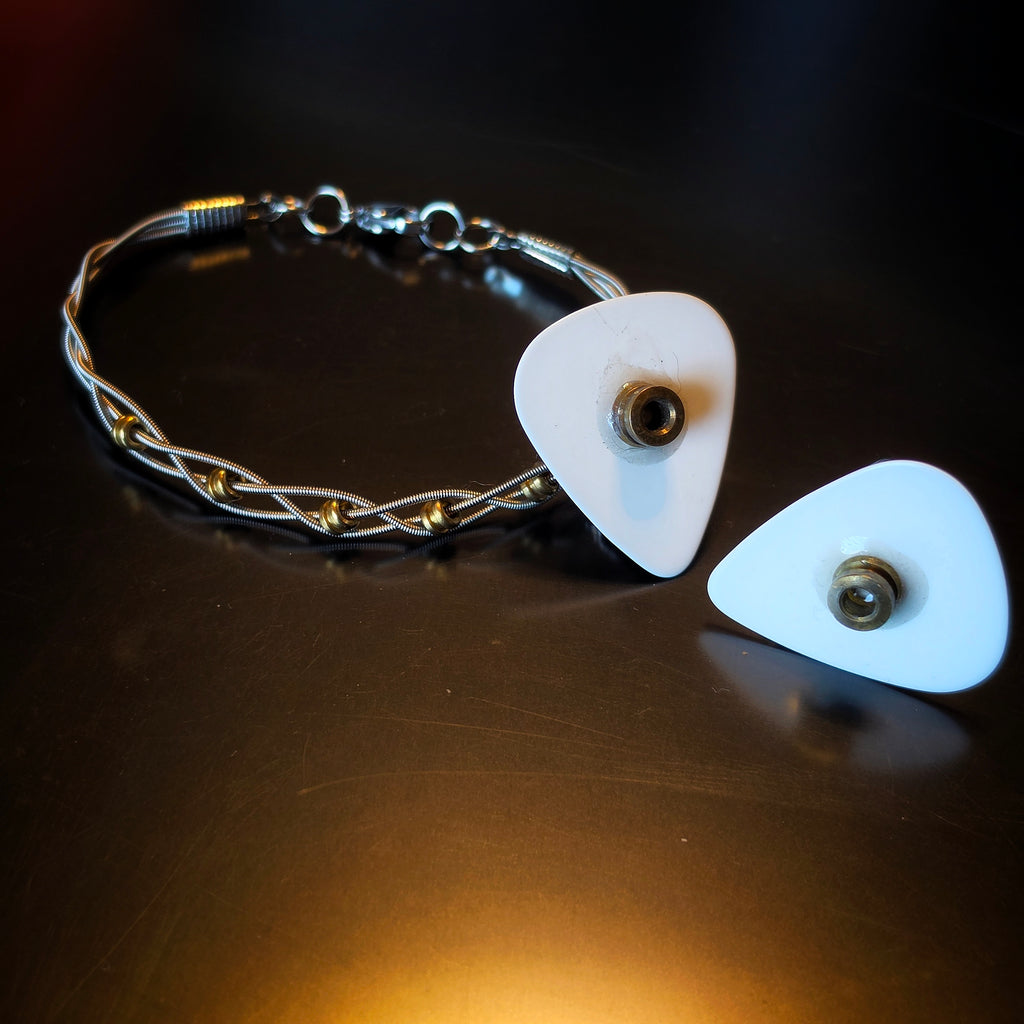 Ballend Guitar String and Pick Jewelry Set