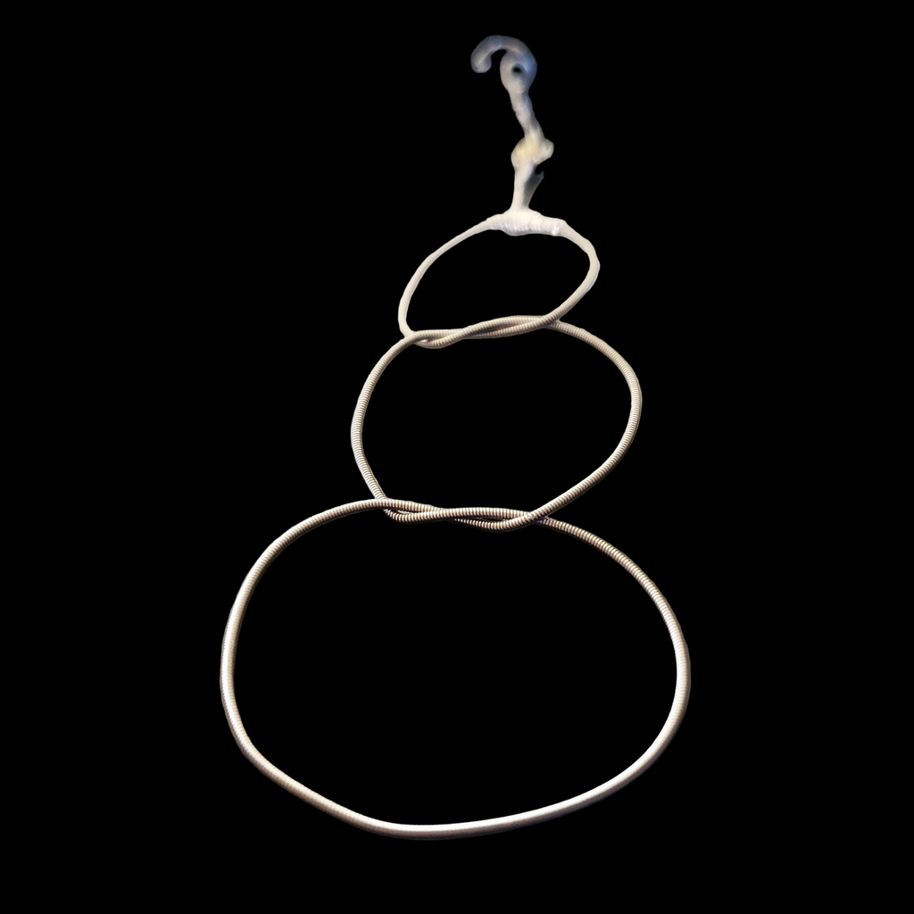 Snowman Guitar String Christmas Ornament