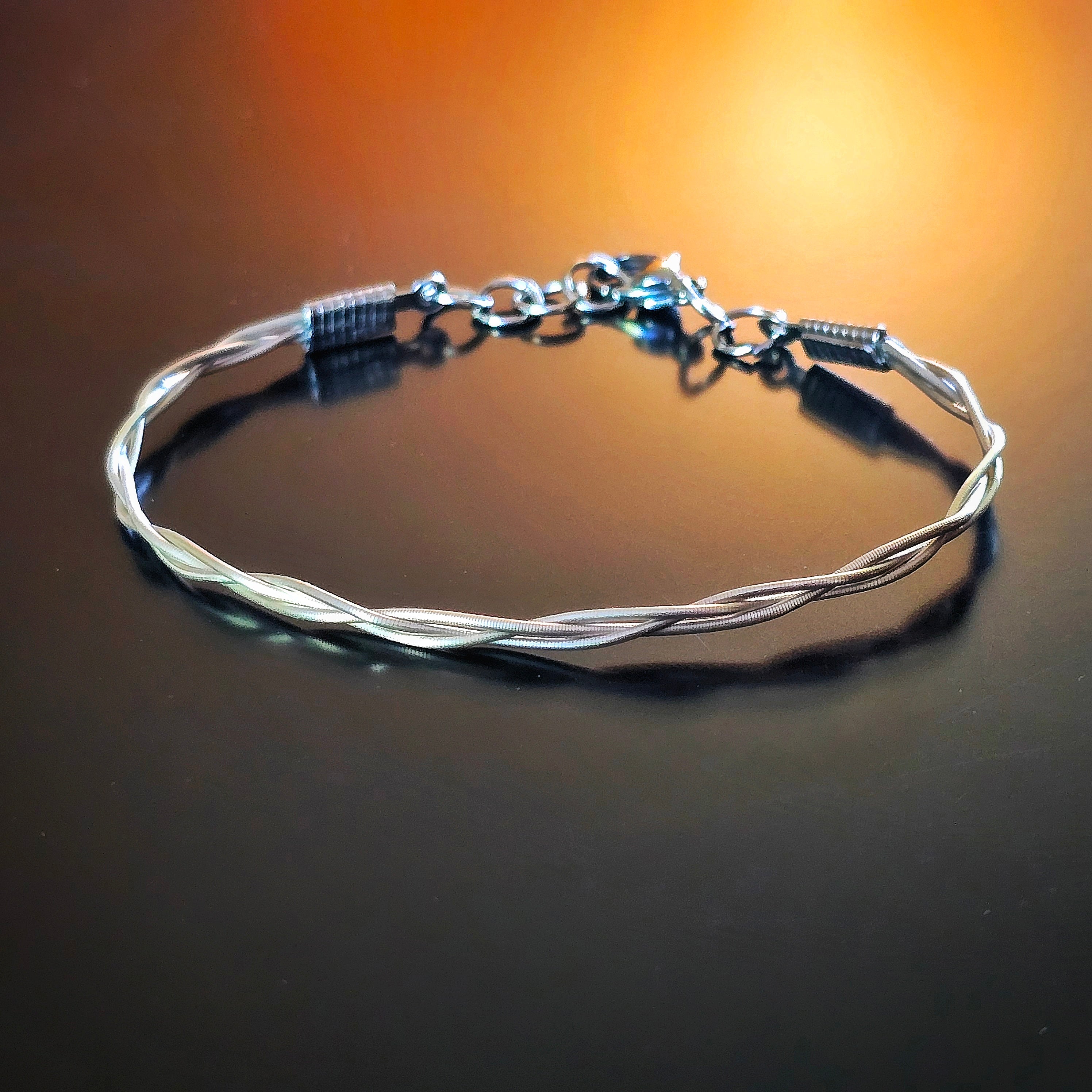 Braided Viola String  Clasp Style Bracelet