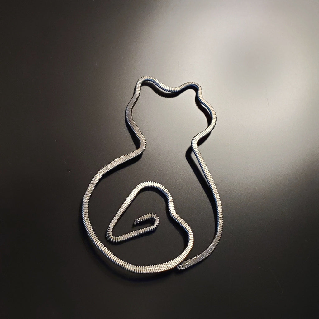Cat Hammered Guitar String Bookmark